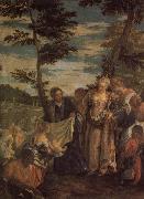 VERONESE (Paolo Caliari) Moses Saved from the Waters of the Nile oil on canvas